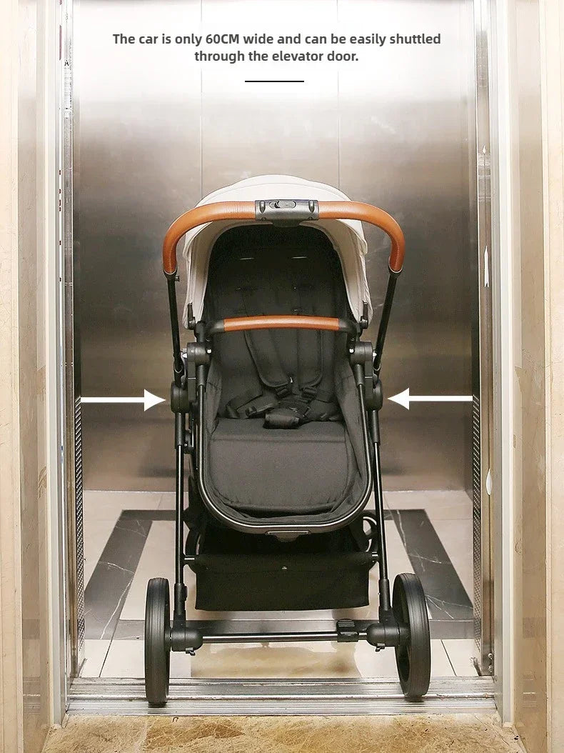 Foldable Double Seat Twin Stroller – Lightweight Portable Twin Travel Stroller, Comfortable & Multifunctional, Airplane-Boarding Friendly