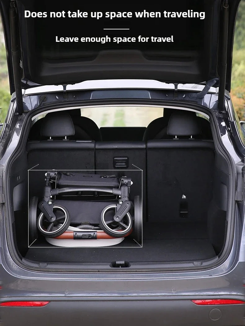 Foldable Double Seat Twin Stroller – Lightweight Portable Twin Travel Stroller, Comfortable & Multifunctional, Airplane-Boarding Friendly